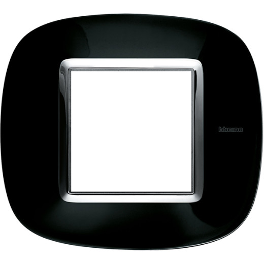 Axolute декоративные накладки в форме эллипса, металлизированные, цвет роскошный чёрный, на 2 модуля