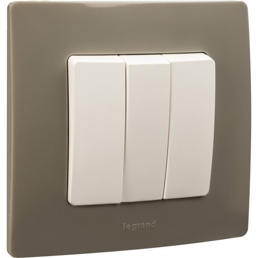 Рамка 1 пост - Legrand Etika - светлая галька