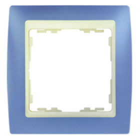 Simon 82 Сирень/Слоновая кость Рамка 1-ая