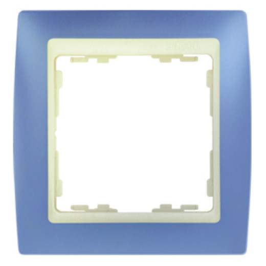 Simon 82 Сирень/Слоновая кость Рамка 1-ая