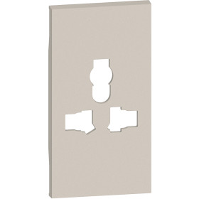 BT Living now Песочный Лицевая панель для розеток мультистандарт 2 мод.