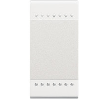 BT LL Белый Переключатель промежуточный с механическими клемами, 1 мод.