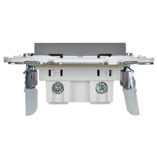 SKANDY Роз. без з/к с з/ш 10А SK-R01Gr сер. IEK