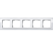 Gira Event Clear Бел/Бел.глянц. Рамка 5-ая