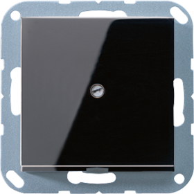 JUNG Кабельный вывод с разгрузкой натяжения, чёрный