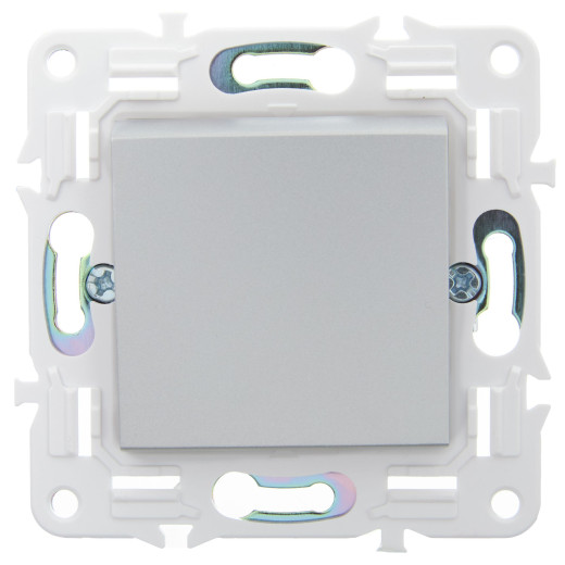 SKANDY Выключ. 1-кл. перекр. 10А SK-V03S сереб. IEK