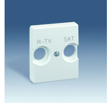 Simon 82 Centr. Шампань Накладка на R-TV+SAT