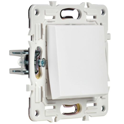 SKANDY Выключ. 1-кл. 10А SK-V01W арк. бел. IEK