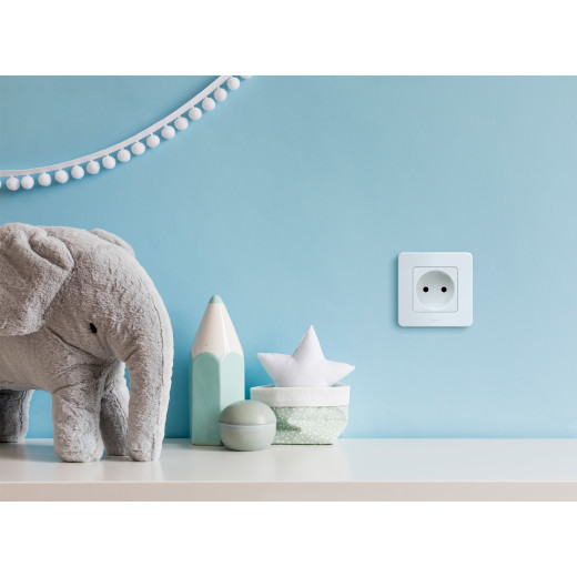 Розетка без заземления - Legrand/Daccord Inspiria - без шторок 16А 250В винтовые зажимы - белый