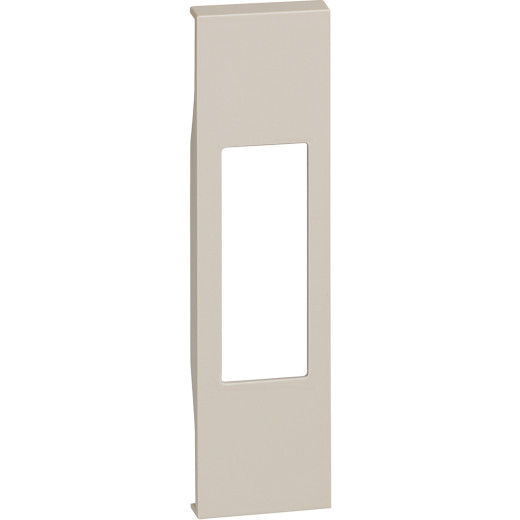 LIVING NOW. Лицевая панель для розеток итальянского стандарта 1 модуль.Цвет Песочный.