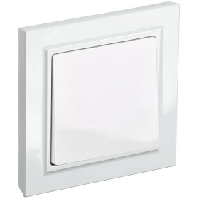 IEK BRITE Белый Выключ. 1-кл 10А в сборе ВСР10-1-0-БрБ