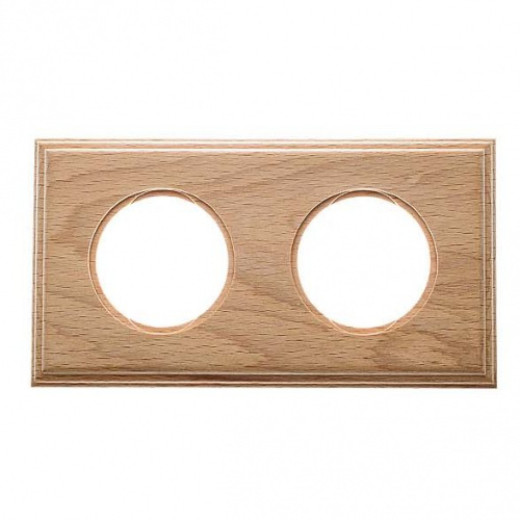 Рамка двухместная квадрат