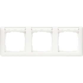 Gira Standard 55 Бел матовый Рамка 3-я гориз с полем для надписи