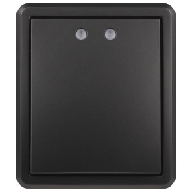 ЭРА Выключатель Эксперт 11-1202-05 с подсветкой IP20 10АХ-250В ОУ антрацит