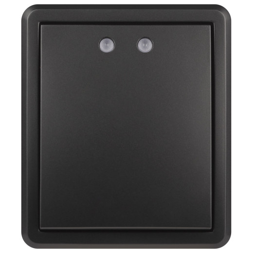 Выключатель ЭРА Эксперт 11-1202-05 с подсветкой IP20 10АХ-250В ОУ антрацит