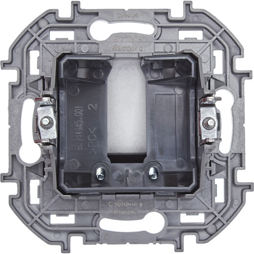 Вывод кабеля IP21 - Legrand/Daccord Inspiria - с зажимом для кабеля - антрацит