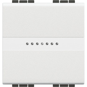 BT LL Белый Переключатель аксиальный 1-кл. 10А, 250В, автомат. клеммы, 2 мод. (замена для арт. N4053M2A).