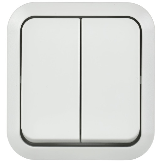 TORS Выключ. двухкл. 10А IP55 TS305 белый IEK