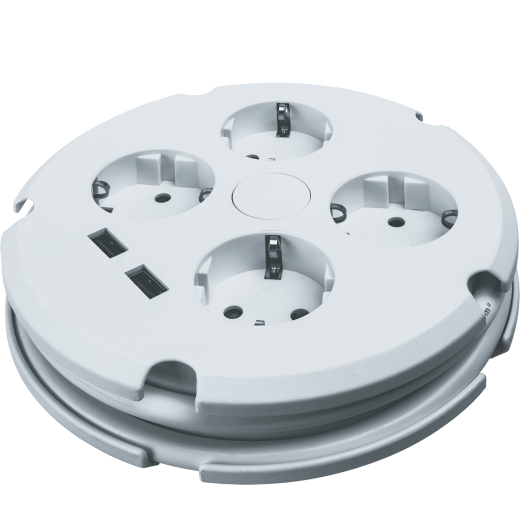 Удлинитель Navigator 61 456 NPE-USB02-04-150-ESC-3X1с/з выкл.4 гн.1.5м USB2.1A