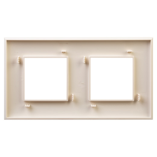 Рамка 2 поста (4 мод.), Avanti, ванильная дымка