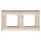 Рамка 2 поста (4 мод.), Avanti, ванильная дымка