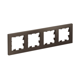Systeme Electric AtlasDesign Мокко Рамка 4-ая, универсальная