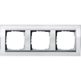 Gira Event Clear Бел/Алюминий Рамка 3-ая