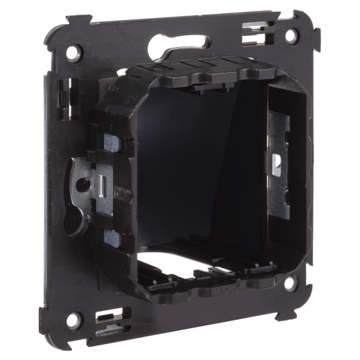 Вывод кабеля из стены, Avanti, черный квадрат