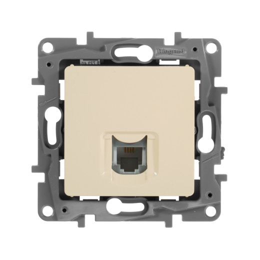 Розетка телефонная RJ11 - Legrand Etika - слоновая кость