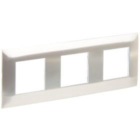 IEK SKANDY Металл Никель Рамка 3-ая SK-F33N