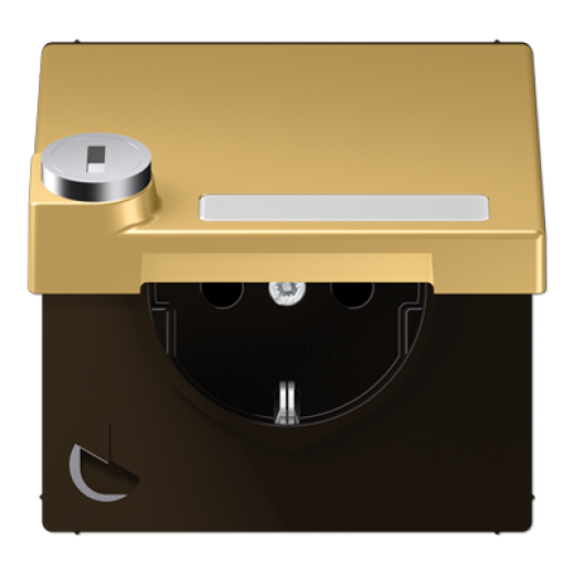 SCHUKO розетка с крышкой и замком