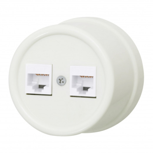 Компьютерная розетка двойная