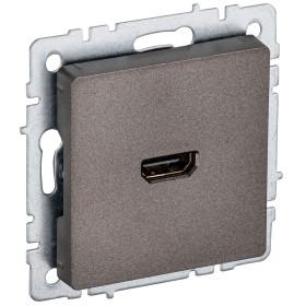 IEK BRITE BASE Темн.бронза Розетка HDMI РHDMI-0-БрТБ