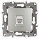 Розетка ЭРА Серия 12 12-3107-03 информационная RJ45 IP20 алюминий