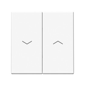 Systeme Electric ArtGallery Белый Выключатель 2-клавишный для жалюзи, 2х сх.4, 10А, механизм