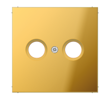 JUNG LS 990 Блеск золота Накладка TV-FM розетки