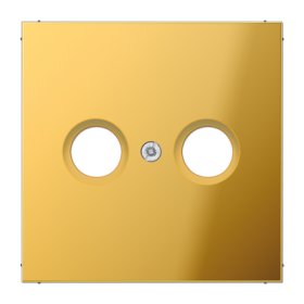 JUNG LS 990 Блеск золота Накладка TV-FM розетки