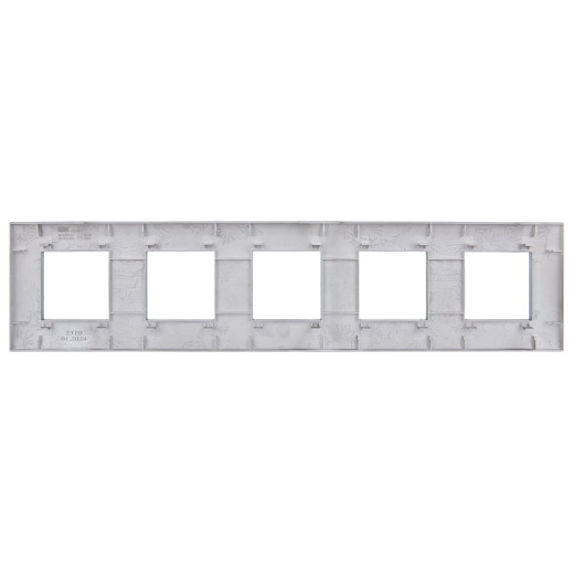 SKANDY Рамка 5-мест. SK-F05Gr сер. IEK