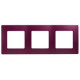 Рамка 3 поста - Legrand Etika - сливовый