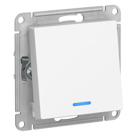 Systeme Electric AtlasDesign Лотос Переключатель 1-клавишный с подсветкой, сх.6а, 10АХ, механизм