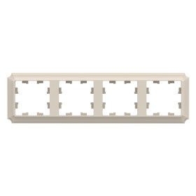 Systeme Electric AtlasDesign Antique Бежевый Рамка 4-ая, универсальная