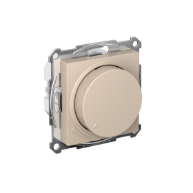 Systeme Electric AtlasDesign Песочный Светорегулятор (диммер) повор-нажим, LED, RC, 400Вт, мех.