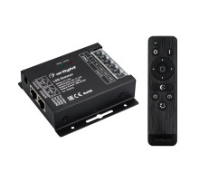 Arlight Диммер VT-S18-3x8A (12-24V, ПДУ Стик 12кн, RF) (IP20 Металл, 3 года)