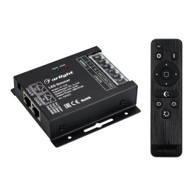 Arlight Диммер VT-S18-3x8A (12-24V, ПДУ Стик 12кн, RF) (IP20 Металл, 3 года)