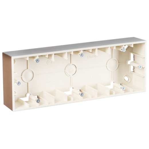 Simon 15 Шампань Коробка для наружного монтажа 3-я