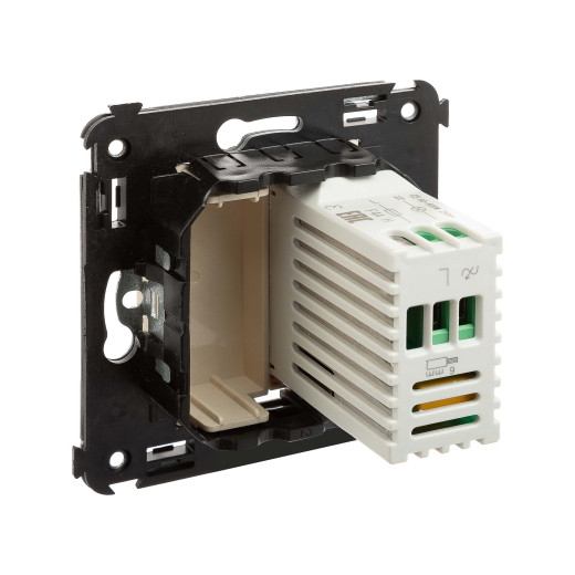 Диммер поворотный в стену, Avanti, ванильная дымка