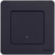 Выключатель одноклавишный с подсветкой/индикацией - Legrand/Daccord Inspiria - 10АХ 250В безвинтовые зажимы - антрацит