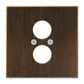 JUNG крышка для разъема акустических систем, латунь Antik