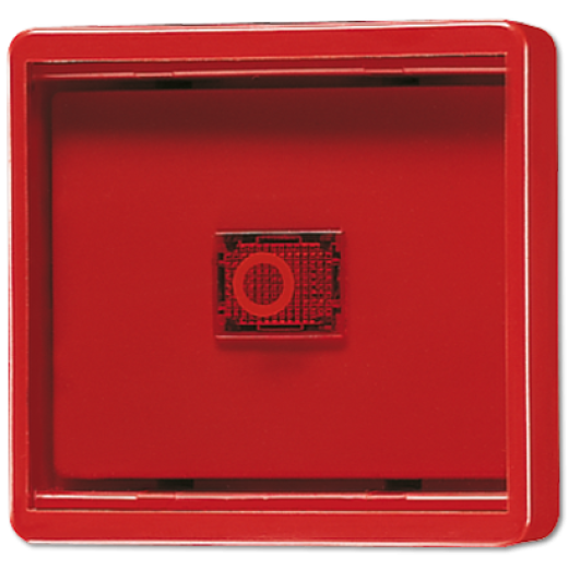 Клавиша с прозрачной крышкой, красная