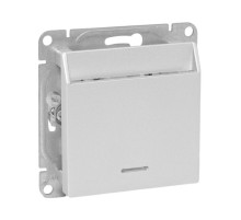 EKF Эпика Механизм выключателя, карточный, с подсветкой, алюминий.